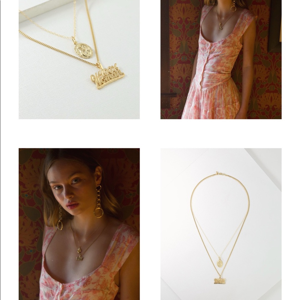 Vanessa Mooney 100% woman necklace